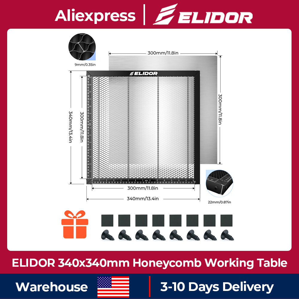 Honeycomb Laser Bed - ELIDOR Z6 S2 Lazer Oyma ve
