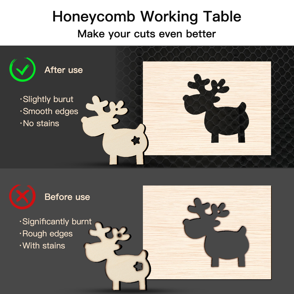 Lazer oyma makinesi hızlı hız  - Honeycomb Laser Bed incelemesi ve fiyatı